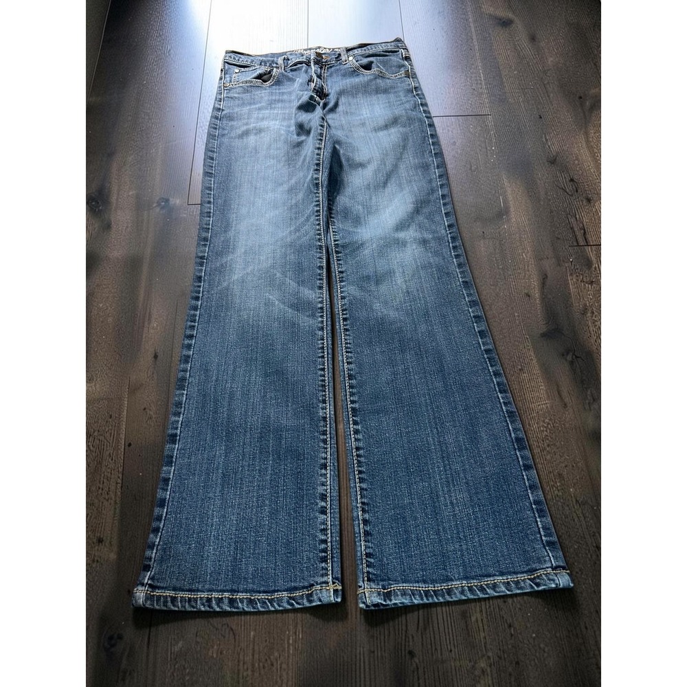 Wrangler Retro Relaxed Boot Jeans Mens 31x34 Blue Denim Western Work Cowboy